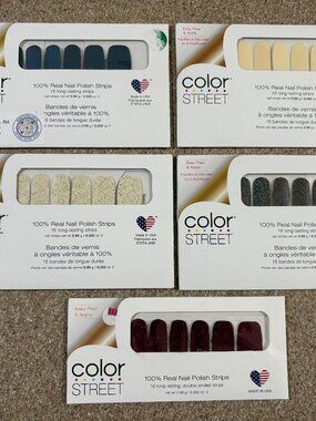 Color Street 100% Real Nail Polish Strips 5ct (16 long-lasting strips each) #2